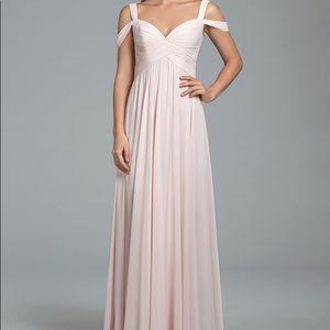 Hayley Paige blush/cashmere bridesmaid dress!